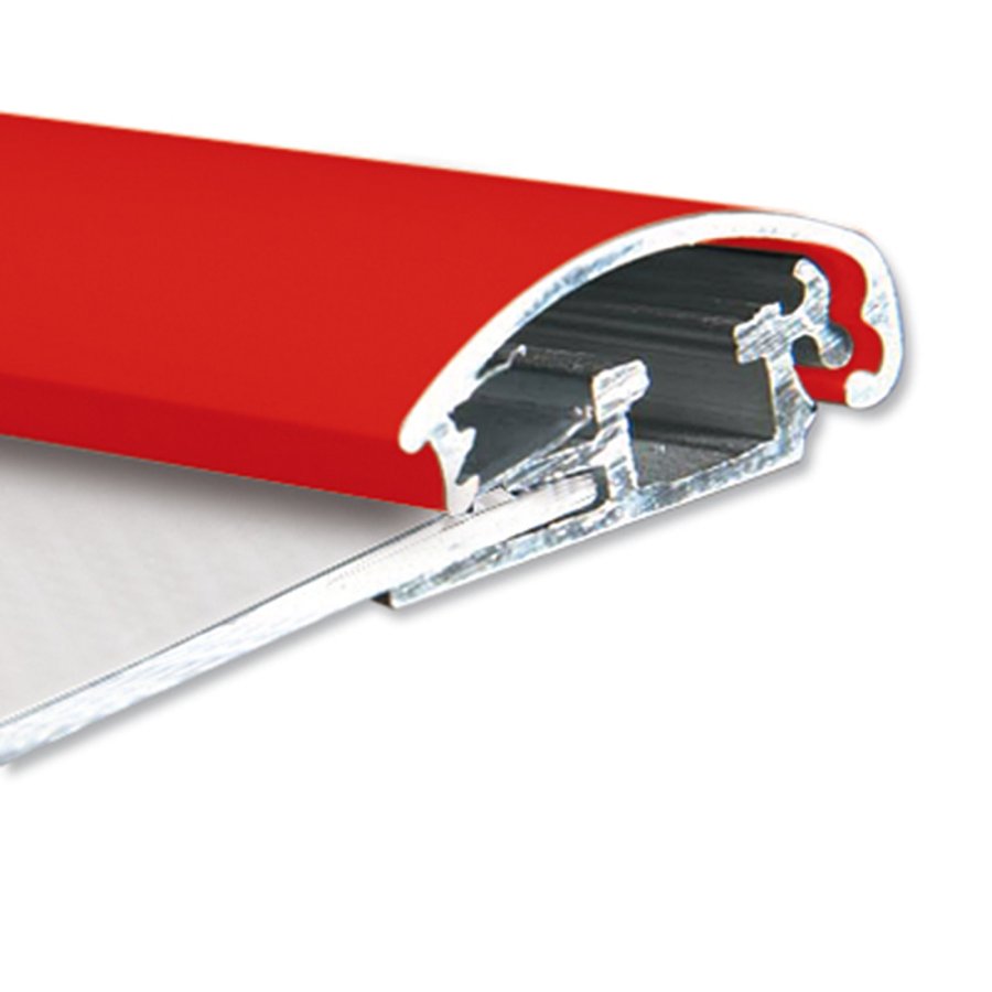 Klikramme med 25mm aluminium profil, r&oslash;d - A3