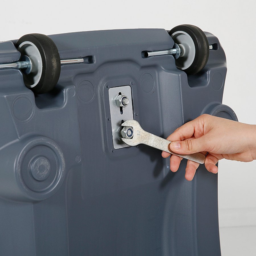 Wind-Sign Waterbase Pro Gadeskilt - s&oslash;lv - 70x100 cm