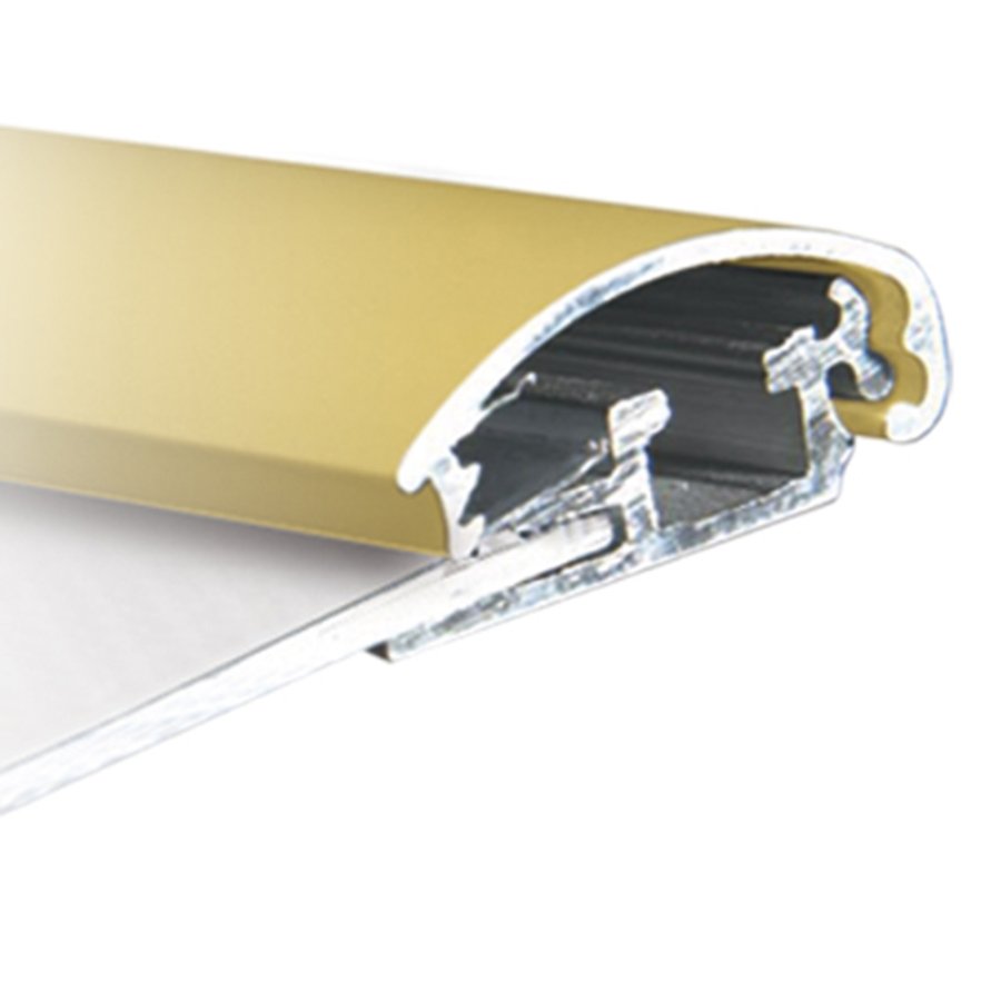 Klikramme med 25mm aluminium profil, guld - A1