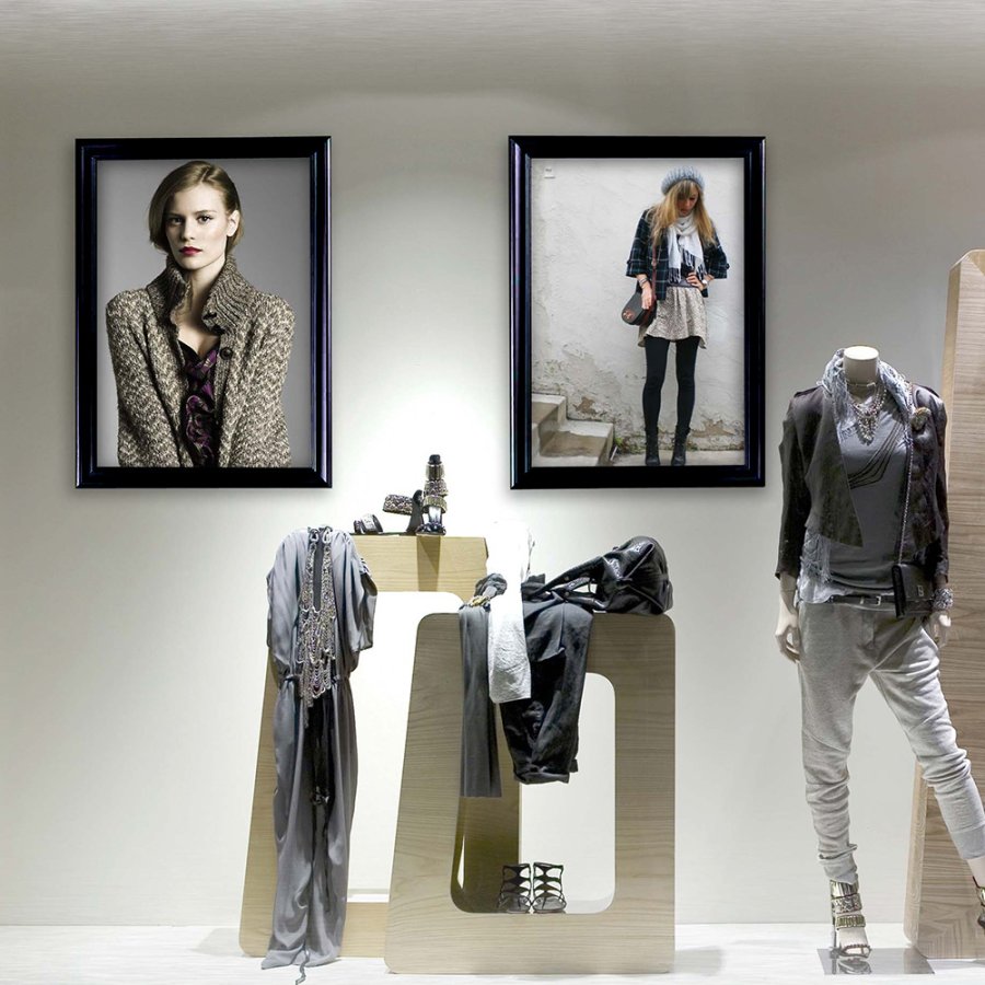 Klikramme, Antique, 40 mm aluminiumprofil, A0 - 84,1 x 118,9 cm