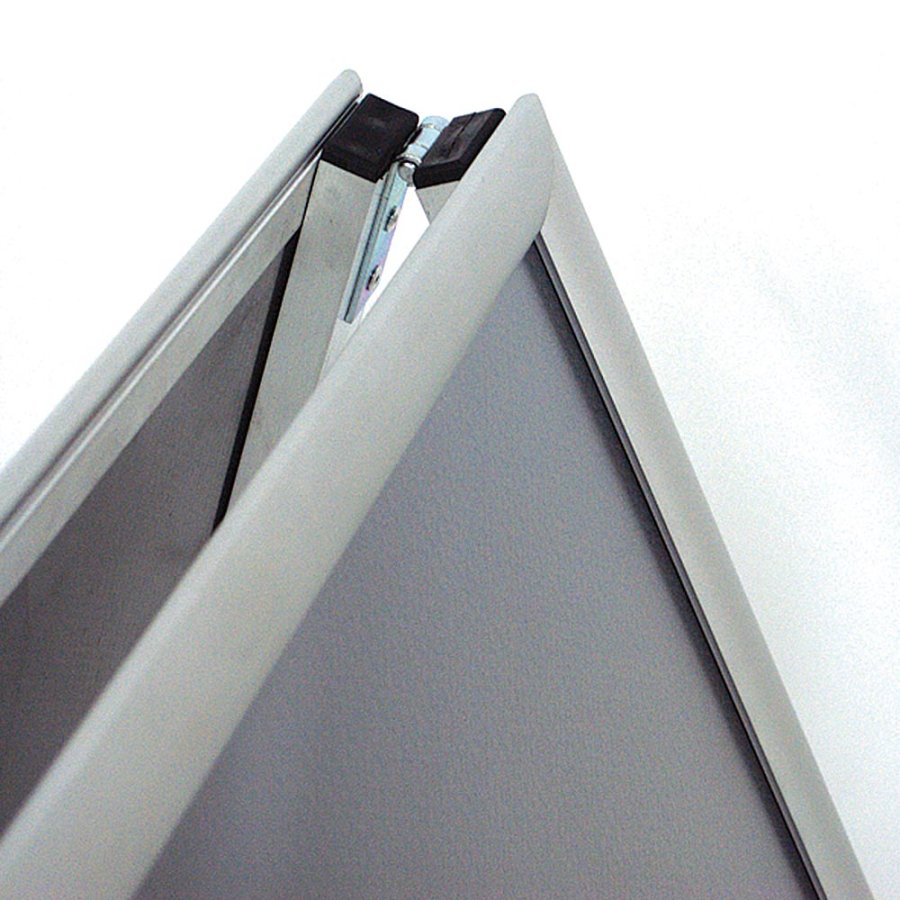 Alu-Line Budget A-skilt, til indend&oslash;rs brug - 50 x 70 cm - s&oslash;lv