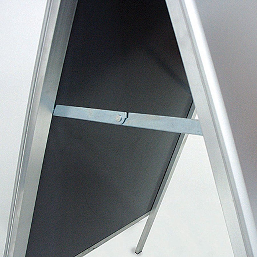 Alu-Line Budget A-skilt, til indend&oslash;rs brug - A1 - s&oslash;lv