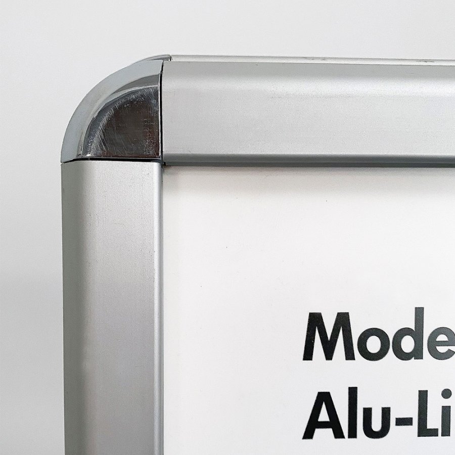 Alu-Line Rondo Gadeskilt - 70x100 cm - s&oslash;lv