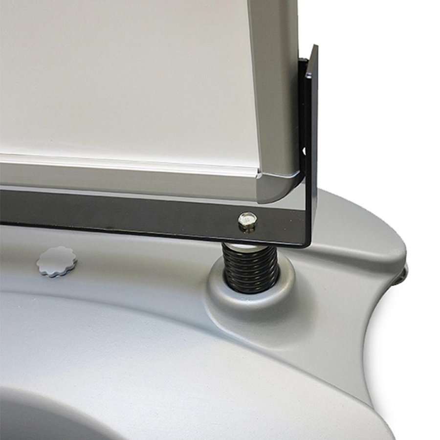 Wind-Sign Waterbase Basic Gadeskilt - 50x70 cm - s&oslash;lv