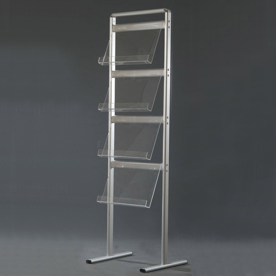 Info Line Midi Brochurestander enkeltsidet - 8xA4 - 21x29.7 cm