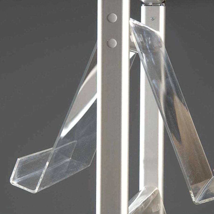 Info Line Midi Brochurestander dobbeltsidet - 16xA4 - 21x29.7 cm