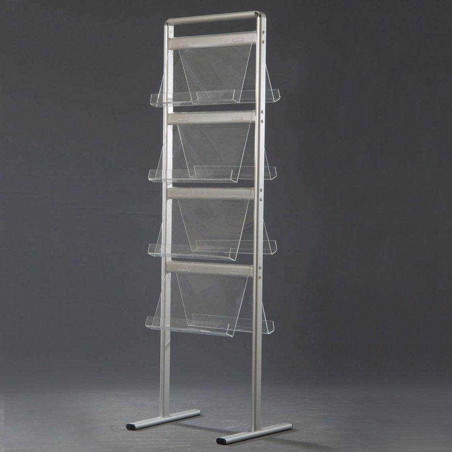 Info Line Midi Brochurestander dobbeltsidet - 16xA4 - 21x29.7 cm