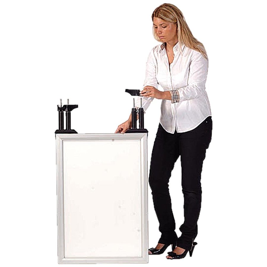 Wind-Line Budget Gadeskilt - 50x70 cm - s&oslash;lv