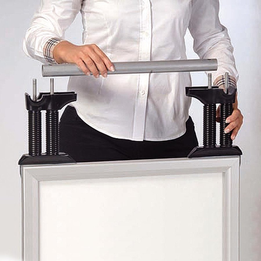 Wind-Line Budget Gadeskilt - 50x70 cm - s&oslash;lv