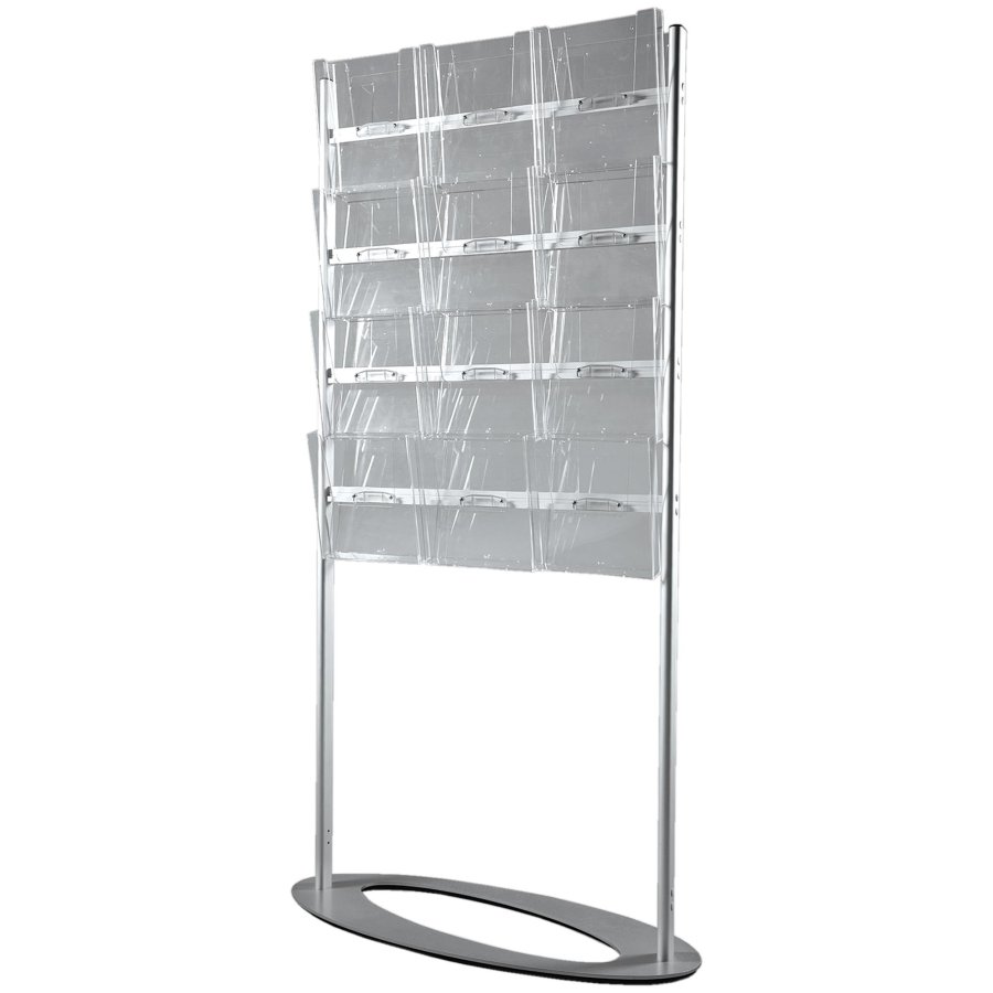 Ellipse Brochurestander, enkeltsidet, 12 x A4