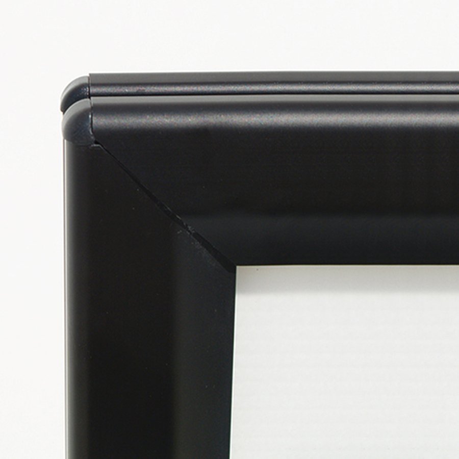 Gadeskilt, Wind-Sign Waterbase Budget, 40 mm aluprofil, Sort, A1 - 59,4 x 84,1 cm