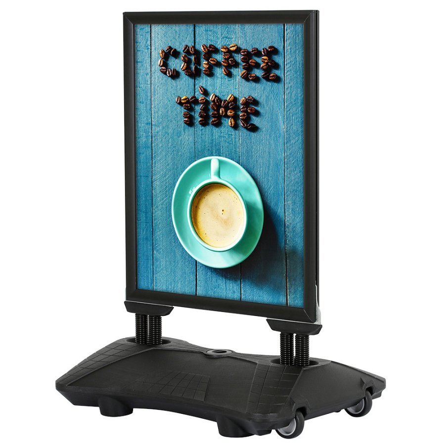 Wind-Sign Waterbase Pro Gadeskilt - sort - A1