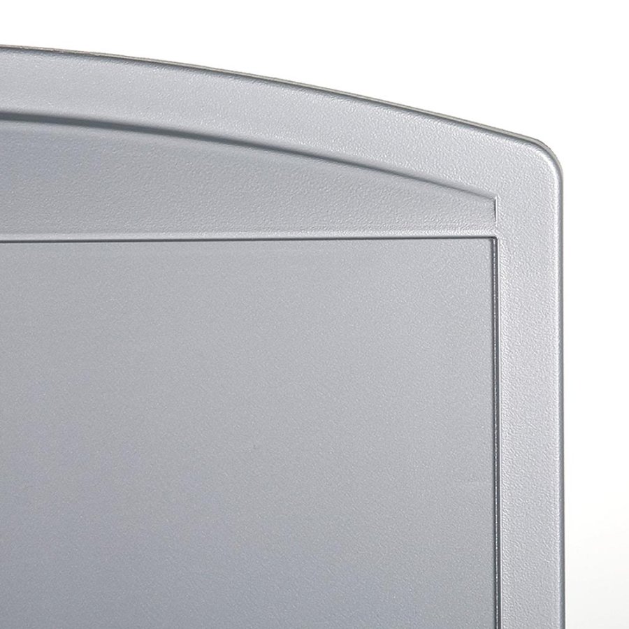 Plast Board with Foot - sort vandtank - s&oslash;lv top