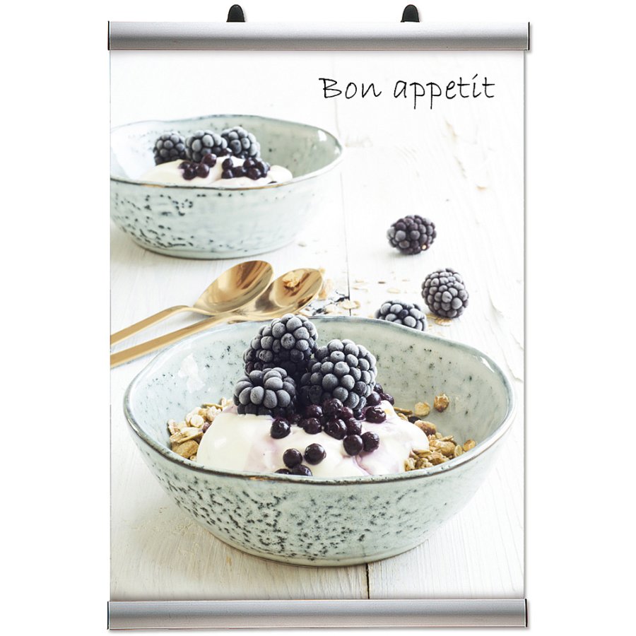 Banner-Line Set, plakatoph&aelig;ng med 30mm aluminium plakatlister - 70cm (B1)