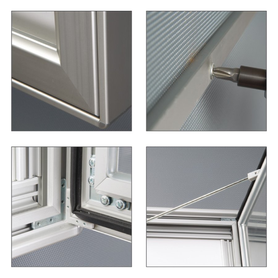 INFOBOX magnetic m/l&aring;s 12xA4