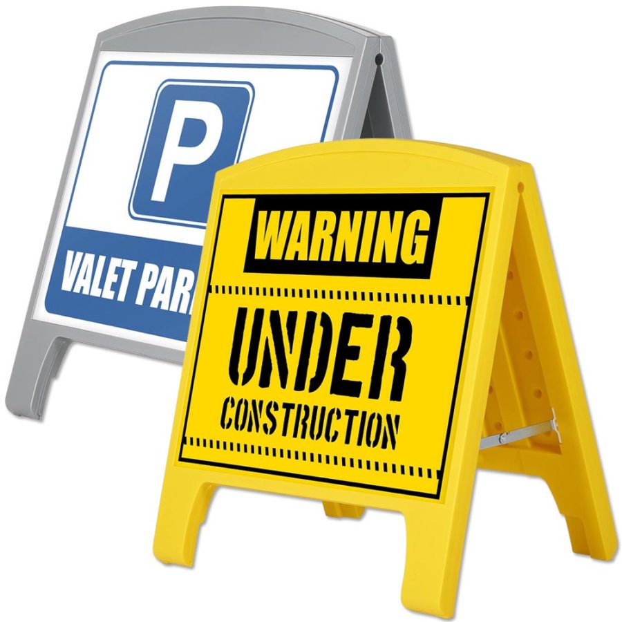 Compact Plast A-board, mini, gr&aring;t