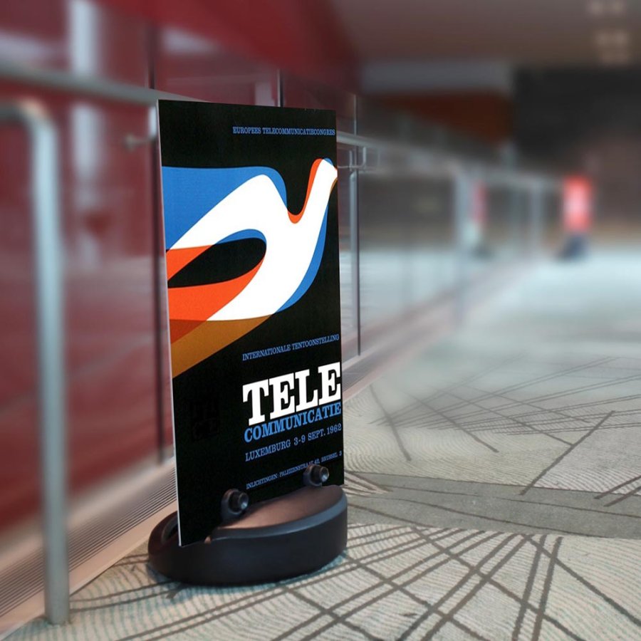 Gadeskilt Panel Waterbase, plastfod til 15L vand, Sort