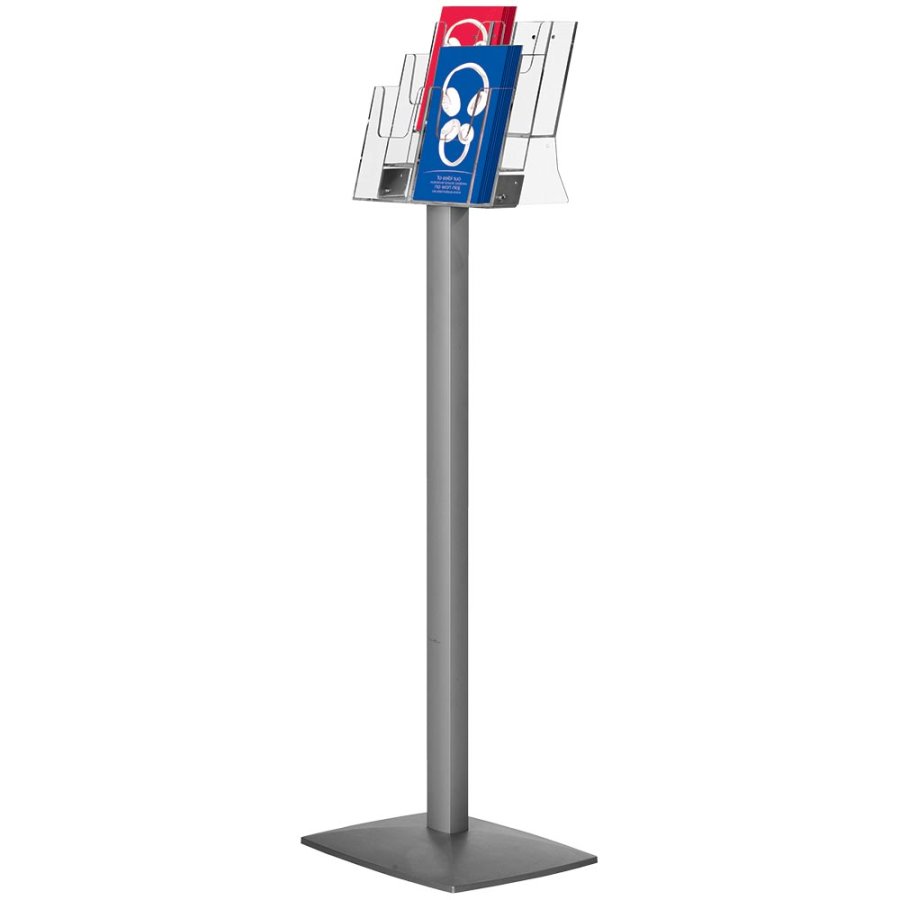 Pillar Brochurestander vertikal - 6xM65 - 9.9x21 cm