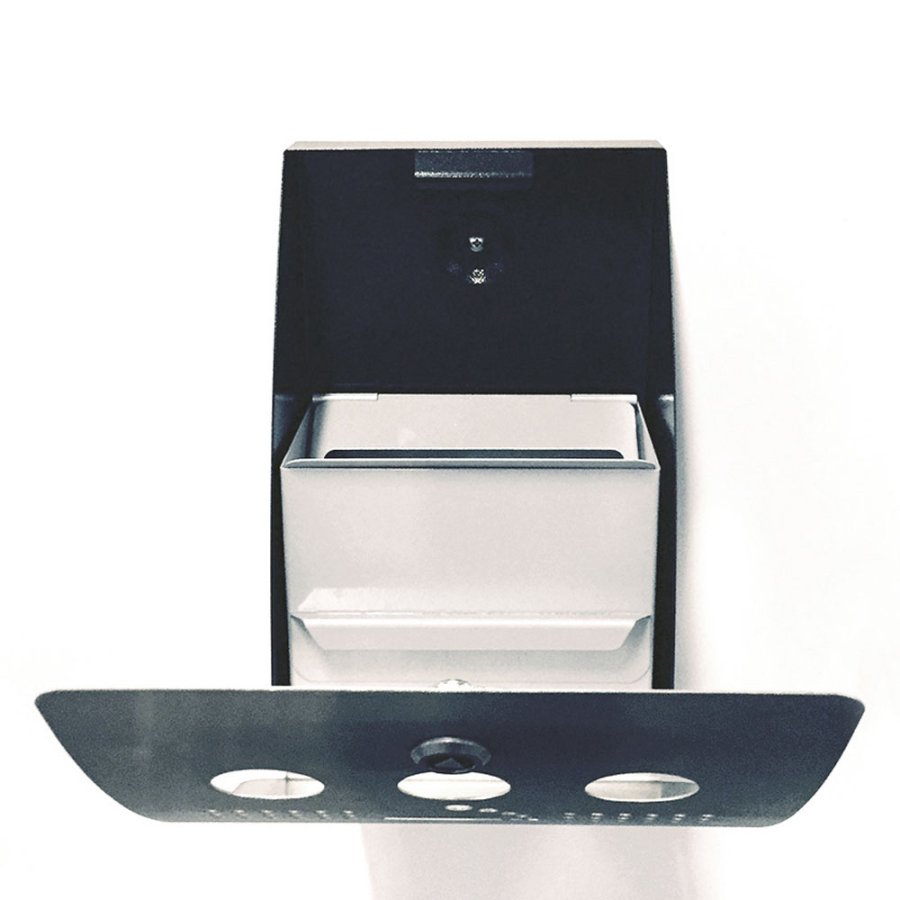 Askeb&aelig;ger i B&oslash;rstet St&aring;l