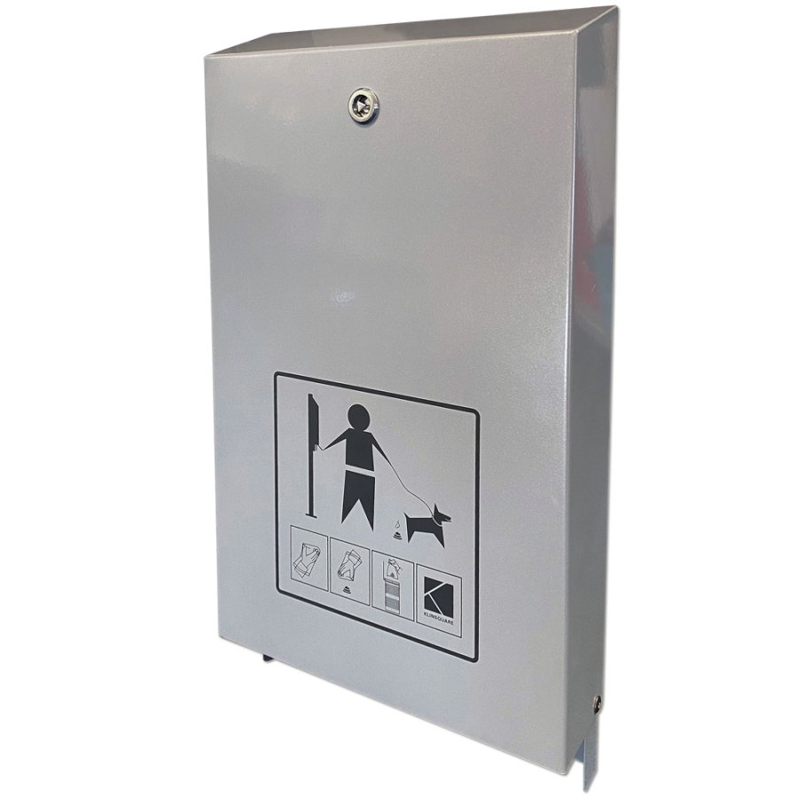 Eco Dispenser til hundeposer, s&oslash;lv med tryk