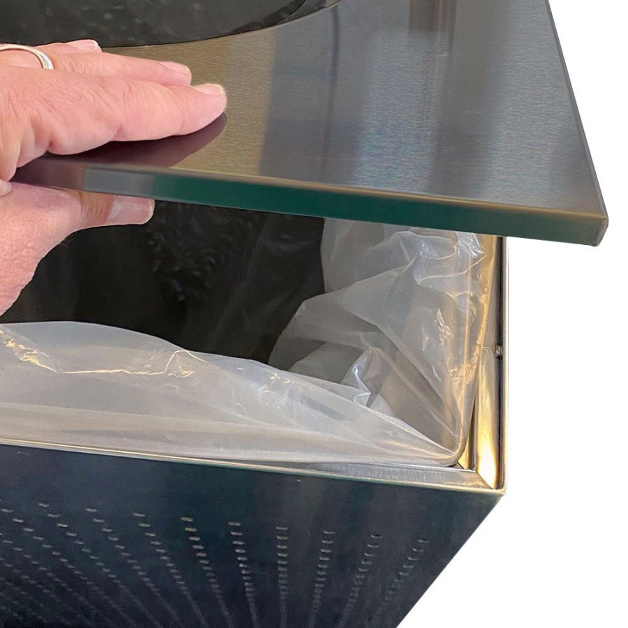 Gr&aring; Affaldsbeholder - 120 Liter