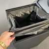 Kubisk affaldsbeholder 120L - Sort #8