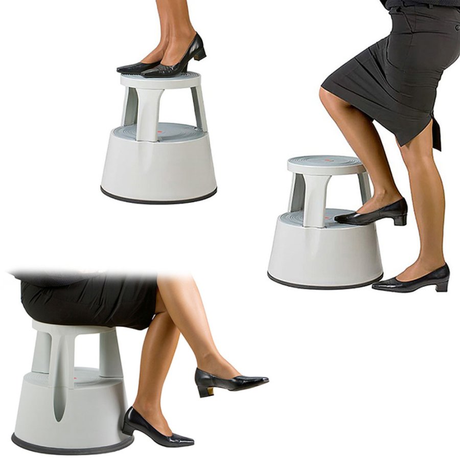 Elefantfod skammel i plast - Lysgr&aring;