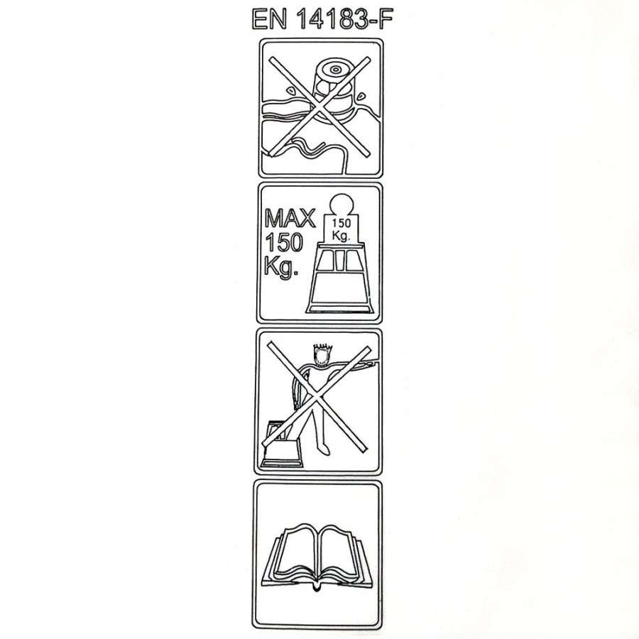 Elefantfod skammel i plast - Lysgr&aring;