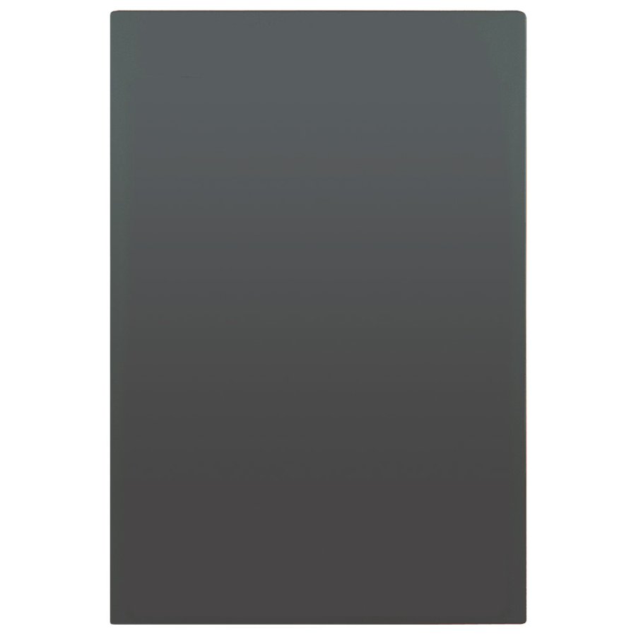 Info Modul tavle i plastik med APET frontplader, koksgr&aring; - 1xA1