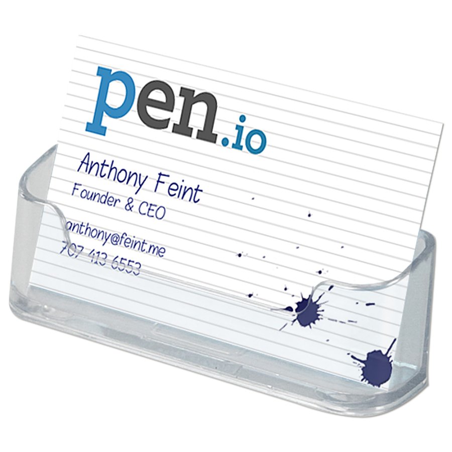 Visitkortholder Rondo - Transparent