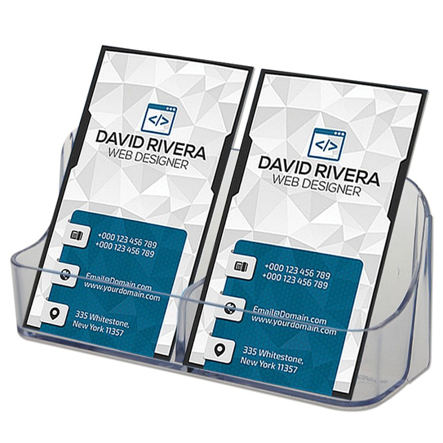 Visitkortholder Twin