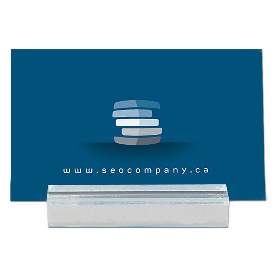 Visitkortholder Blok, 5,1 cm lang