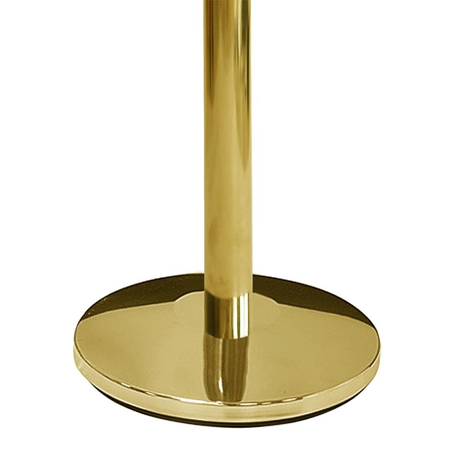 Crowd Barrier, Rope, Gold. Base, Pole and Top for rope