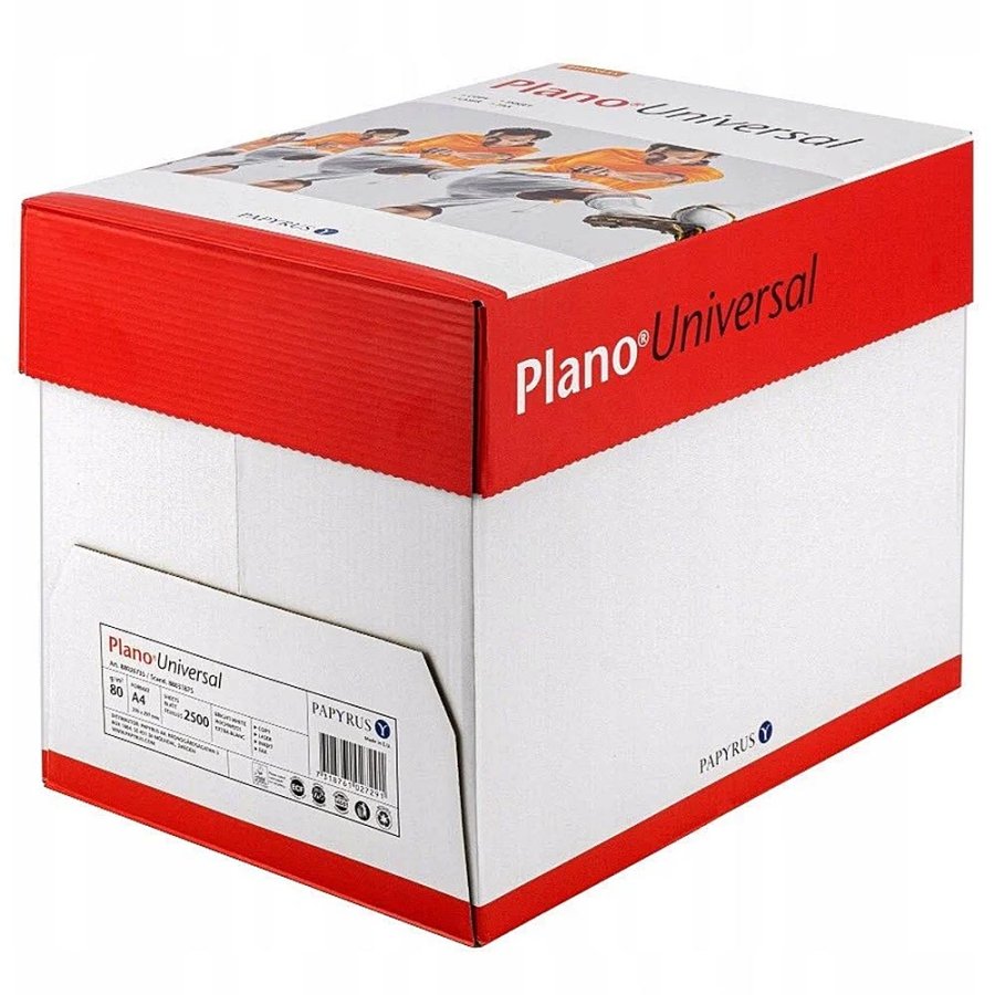 PlanoUniversal Hvidt A4 Kopipapir - 80g/m� - 2.500 Ark