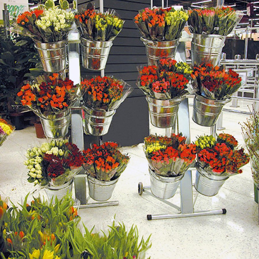 Shop Impulz 9 - Med 6 Zinkspande & A4 Skilteholder