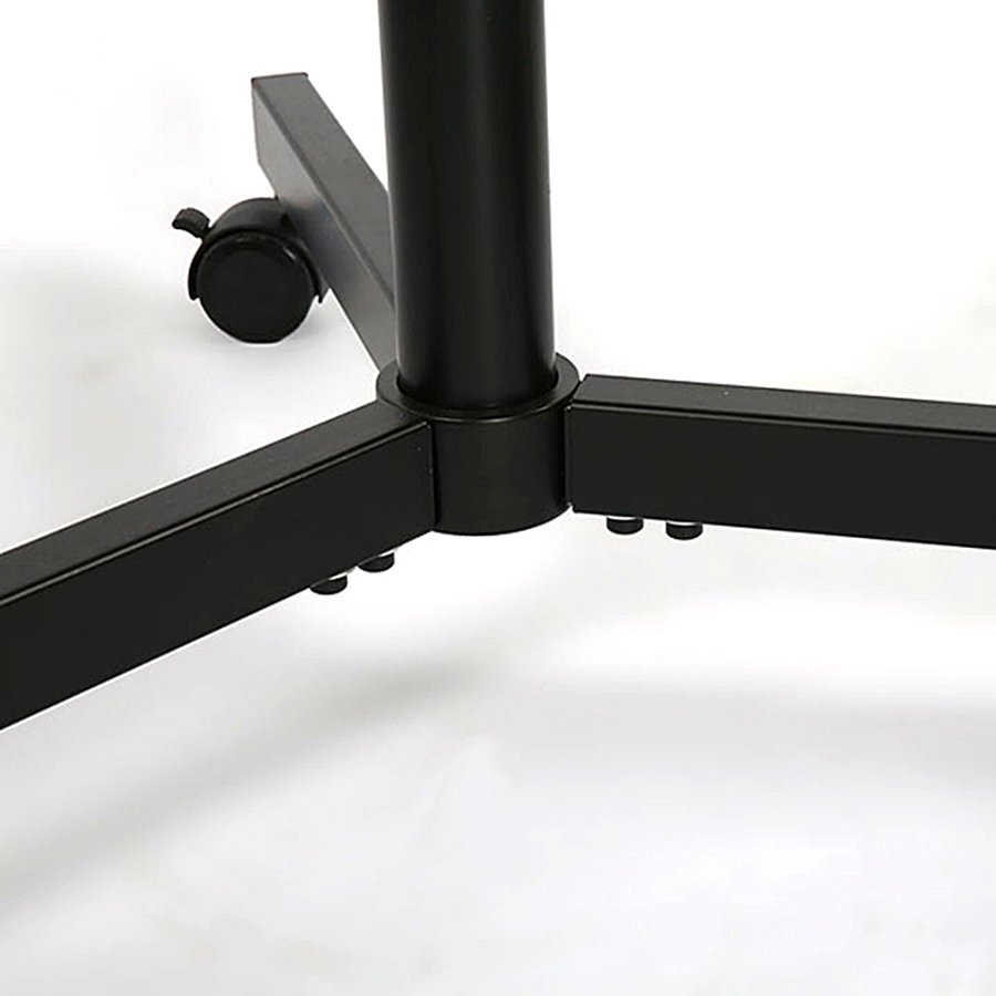 TV-stand Slimline med hylde, sort