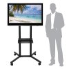TV-stand Slimline med hylde, sort #2