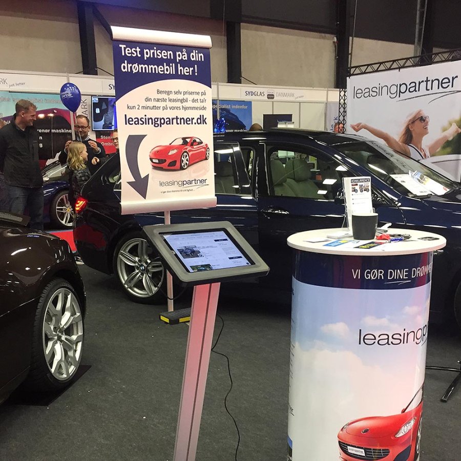 Bannerholder A3 til iPad Stand