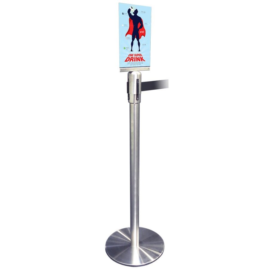 Holder til akryl lomme, Crowd cont. - Silver