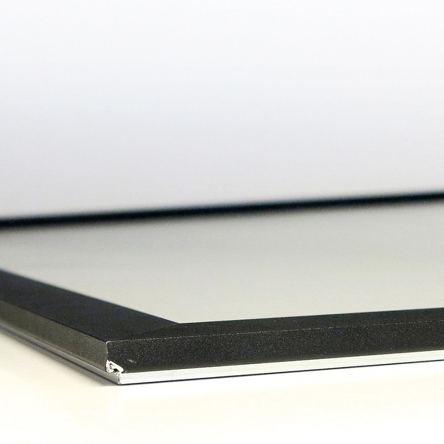 CROWN Klikramme med 33mm aluminium fladprofil, sort - 50x70 cm