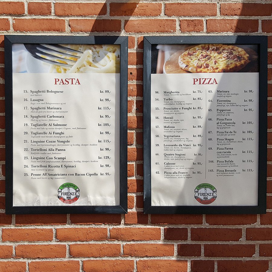 CROWN Klikramme med 33mm aluminium fladprofil, sort - 100x140 cm