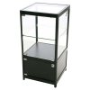 Vitrine, Showcase Counter Solo, LED Lys, m. l&aring;s, Sort #1