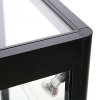 Vitrine, Showcase Counter Solo, LED Lys, m. l&aring;s, Sort #5