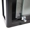 Vitrine, Showcase Wall Duo, LED Lys, m. l&aring;s, Sort #5