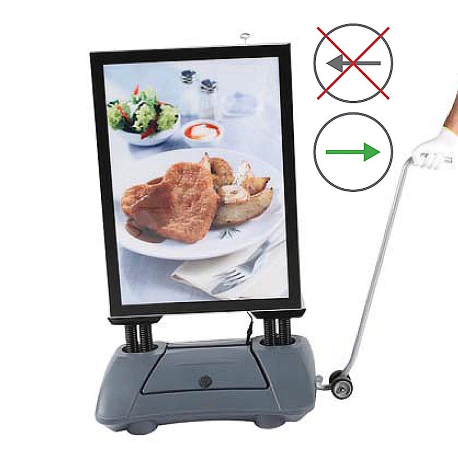 Transport v&aelig;rkt&oslash;j m/hjul til Wind-Sign Waterbase Budget / LED