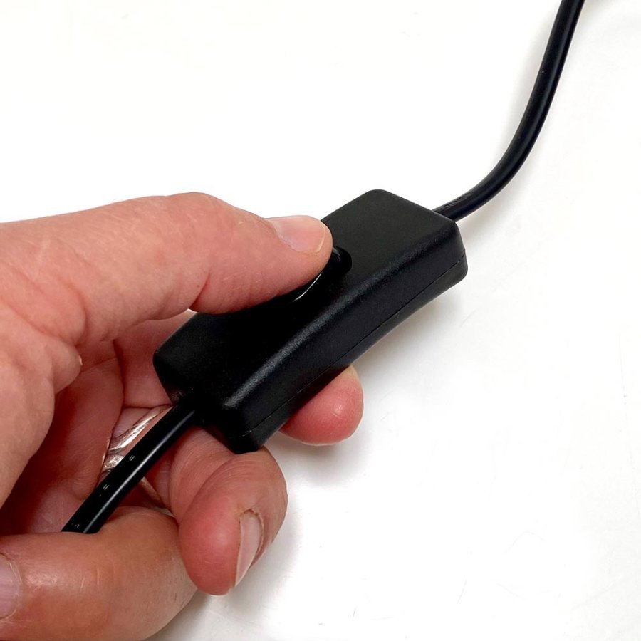 LED Spotlight, Round, 10W til Roll-ups, Sort