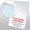 Frontplade til Wind-Line Basic gadeskilt 44mm (G) 70x100cm alu #1