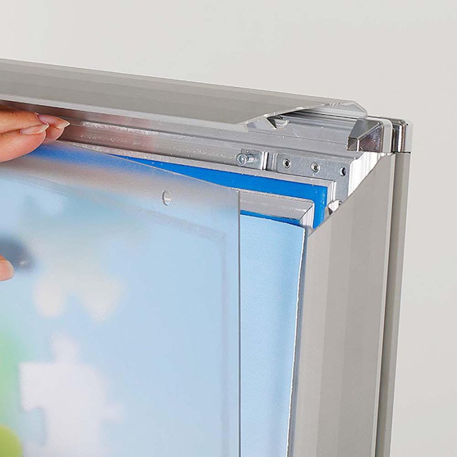 Frontplade til Wind-Line Basic gadeskilt 44mm (G) 70x100cm alu