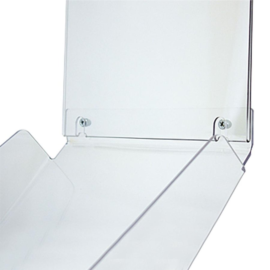 Expo Brochurestander med A4 infoholder vertikal - A4 - 21x29.7 cm