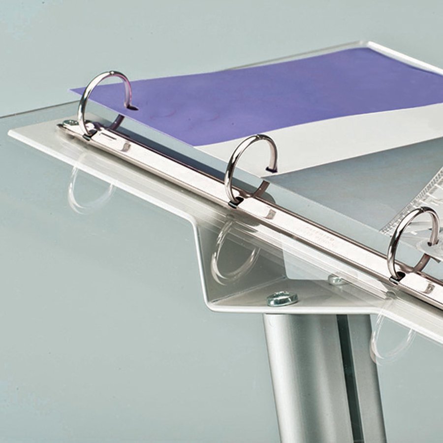 Flick Menu stander horisontal - A4 Bladrestativ - 21x29.7 cm - s&oslash;lv